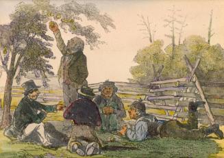 Jury deliberating upon a case at Mono Mills, Simcoe County, Ontario