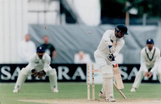 Saeed Anwar is bowled (by Debashis Mohanty)