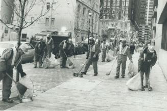 The real heroes of the day were the civic employees who had streets cleaned up within two hours of the parade