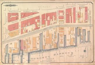 Atlas of the city of Toronto and vicinity from special survey founded on registered plans and showing all building and lot numbers.