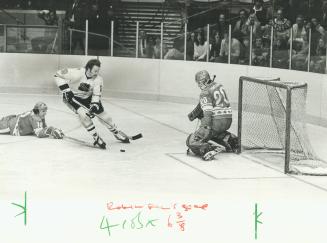 Larry Robinson scored fourth goal, leaving Sergei Starikov on the ice and then beating Soviet goaltender Vladislav Tretiak