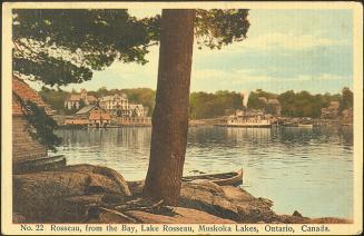 Rosseau from the Bay, Lake Rosseau, Muskoka Lakes, Ontario, Canada