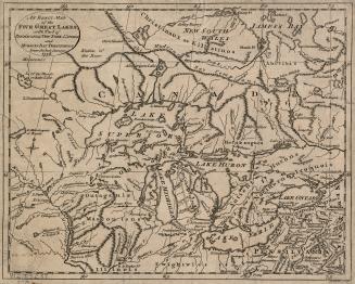 An exact map of the five Great Lakes, with part of Pensilvania, New York, Canada and Hudson's Bay Territories from the best surveys 1778