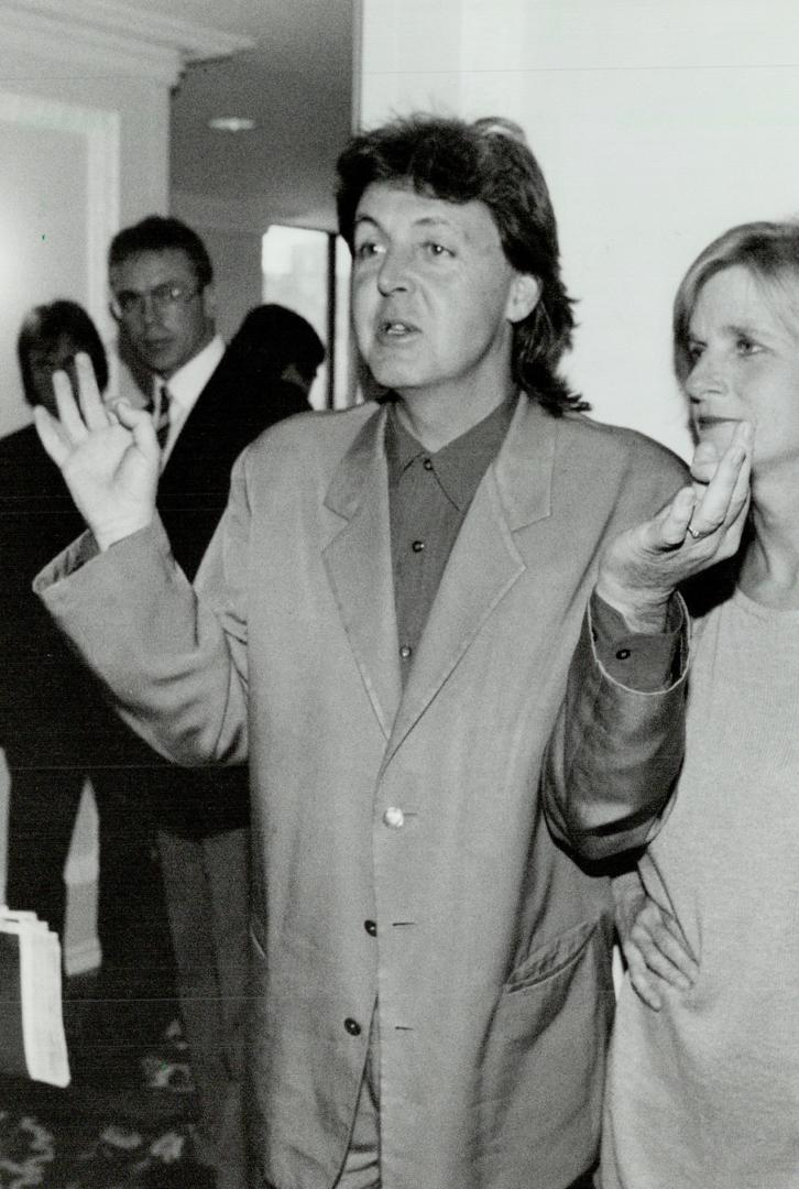 Paul McCartney: Former Beatie is in town for premiere