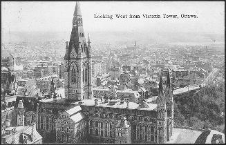 Looking east from Victoria Tower, Ottawa