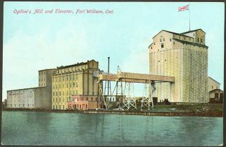 Ogilive's [ i.e. Ogilvie's ] Mill and Elevator, Fort William, Ontario
