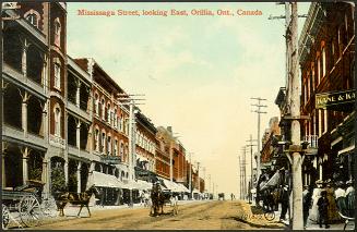 Mississauga Street, looking East, Orillia, Ontario, Canada