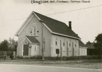 At Clarkson, the old church has been recently fixed up and is now used as a community church (Carman Church, Clarkston Ontario)