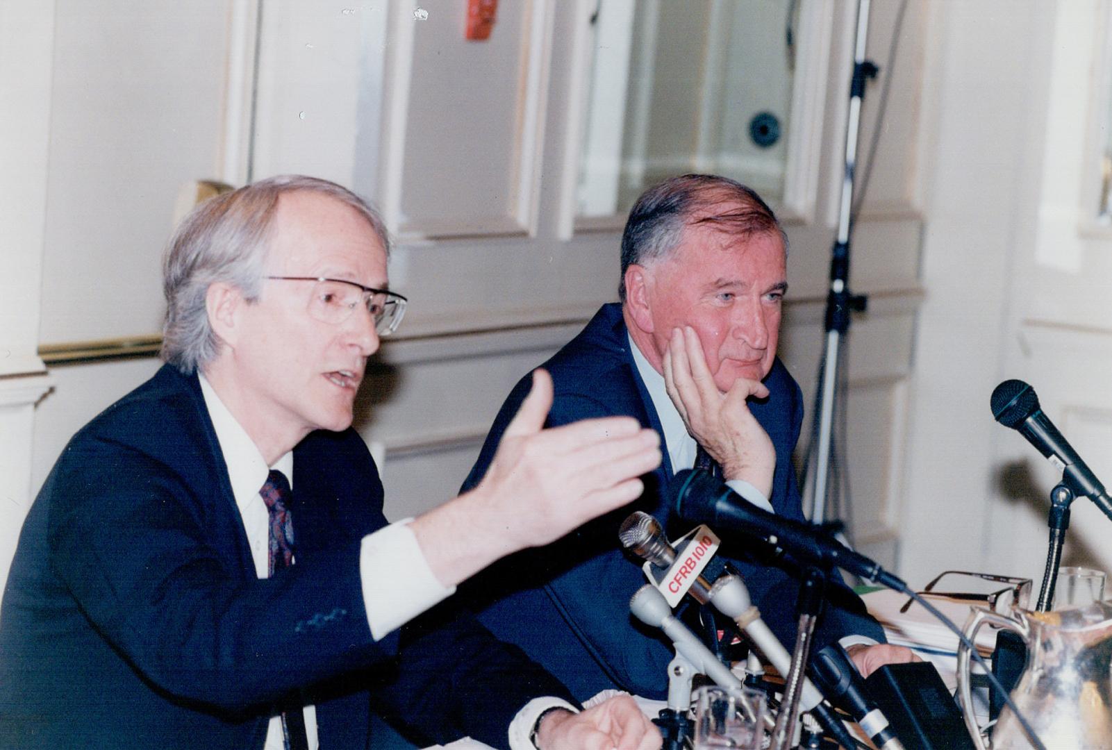 Pat O'Callaghan (right) with Roger Tasse