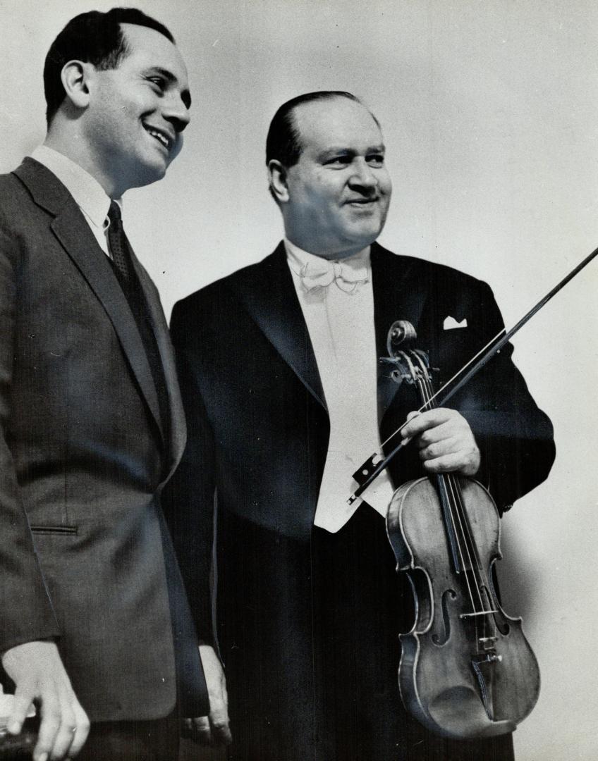 Igor Oistrakh (left), David Oistrakh (right)