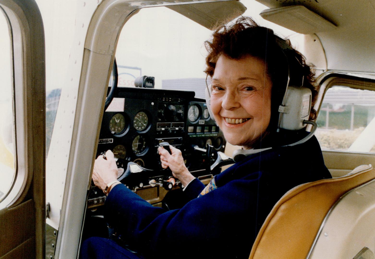 Many firsts, Marion Orr, 71, got her private pilot's licence on April 22, 1939