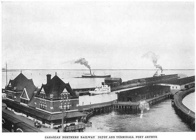 Souvenir view book of the twin cities of Canada, Fort William and Port Arthur