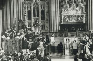 Pope John Paul II at St. Paul's Anqlican Church
