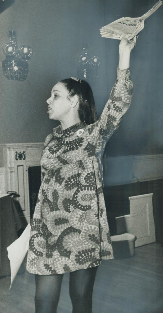 Let's stop kidding each other, Mrs. Doris Power, shouts at members of the Senate poverty committee today after reading a brief from The Just Society, (...)