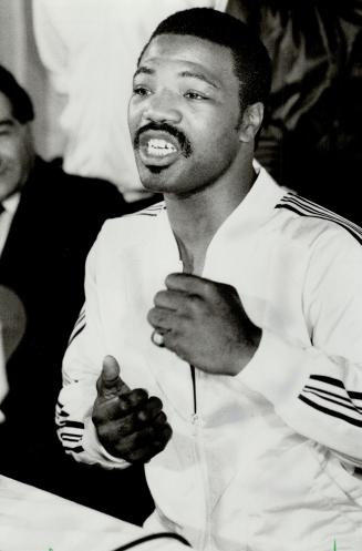 Undefeated boxer, Aaron Pryor, international Boxing Federation junior welterweight champion, says Nicky Furlano has a lot of courage to fight him