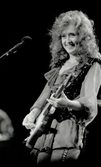 Bonnie Raitt, The Grandstand headliner singled out singer or songwriter Shirley Eikhard as 'one of the most talented women I've ever heard.'