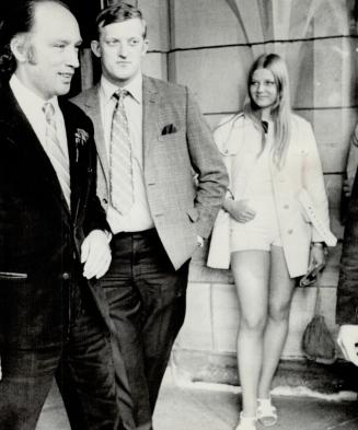 Wearing hot pants and jacket she had to don over them before she was allowed into Parliament gallery, 15-year-old Mary Anne Gray, of New Liskeard, wat(...)