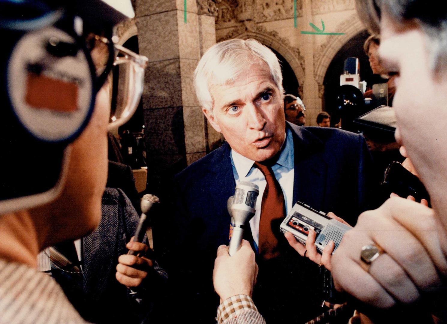 John Turner: Liberal leader was to speak to the Empire Club in Toronto at noon today