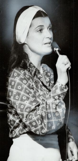 Folksinger Sylvia Tyson. She's at new Mackenzie's club with husband Ian