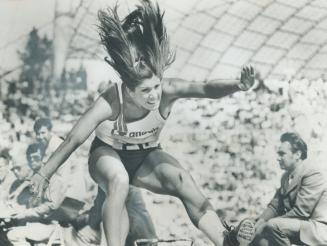 Debbie the sportswoman was the world's fourth best in the pentathlon in 1976, the year she retired from athletics