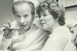 Eli Wallach and his wife Anne Jackson
