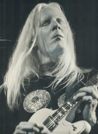 While Johnny Winter wailed, the audience went wild last night at Maple Leaf Gardens