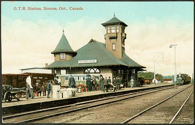 G.T.R. Station, Simcoe, Ontario, Canada