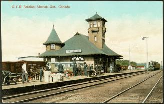 G.T.R. Station, Simcoe, Ontario, Canada