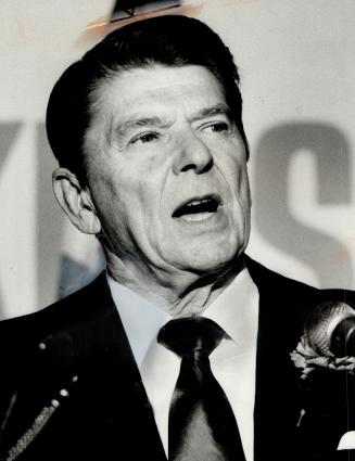 Reagan is trying to appeal to middle-of-the-road voters
