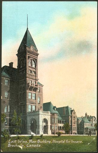 East Wing, Main Building, Hospital for Insane, Brockville, Canada