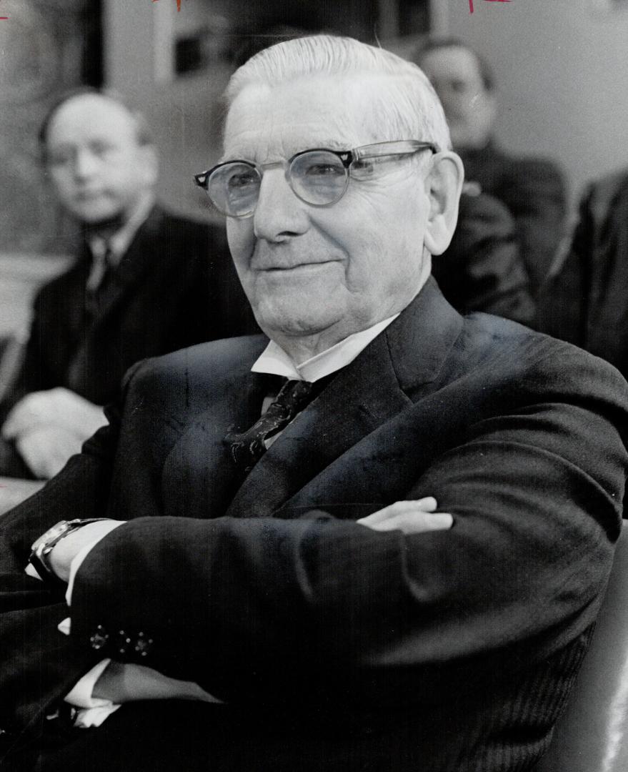 Arthur Roebuck. Oldest senator is ill