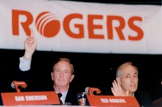 Ted Rogers (left)
