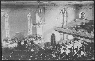 Interior First Presbyterian Church, Seaforth