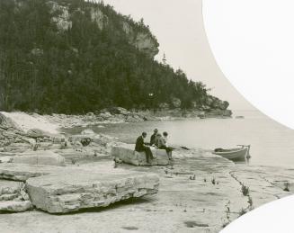 Scene at Flowerpot Island, Georgian Bay, Ontario, Canada's latest National Park