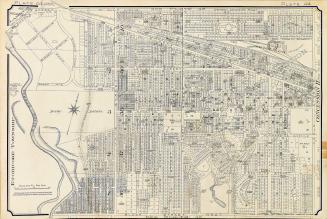 Atlas of the city of Toronto and vicinity from special survey founded on registered plans and showing all building and lot numbers.