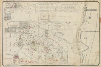 Image shows a detailed map of lots in Rosedale and surrounding areas.