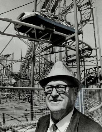 Norman Bartlett Knows all about thrill rides, He's been building them for 53 years - for other people's profit