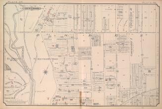 [Plate 46] Atlas of the city of Toronto and vicinity from special survey founded on registered plans and showing all building and lot numbers.