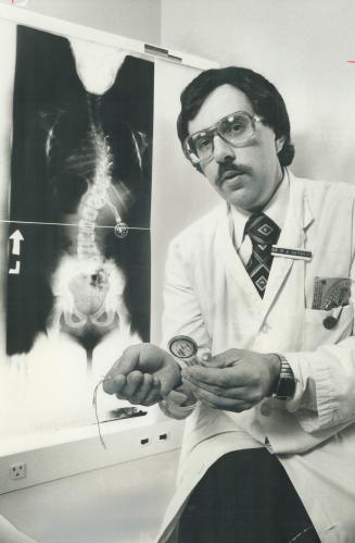 Spark of genius: Biophysicist Morley Herbert helped design electronic device