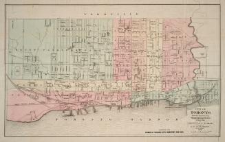 City of Toronto, reduced by permission from Wadsworth & Unwin's large map for Tackabury's Atlas of the Dominion