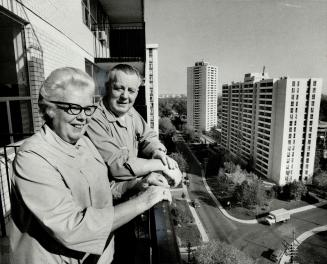 Togetherness is the secret of the success of Alfred and Flo Jones (both 62) who have been apartment superintendants for Greenwood Properties, at greenwin Place, Davisville Ave