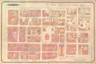 Atlas of the city of Toronto and vicinity from special survey founded on registered plans and showing all building and lot numbers.