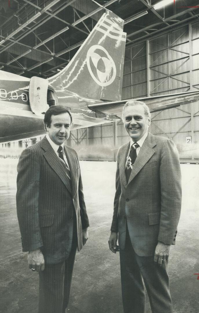 Ontario Worldair's Allan McPetrie (left) and James McLean took on air giants and won