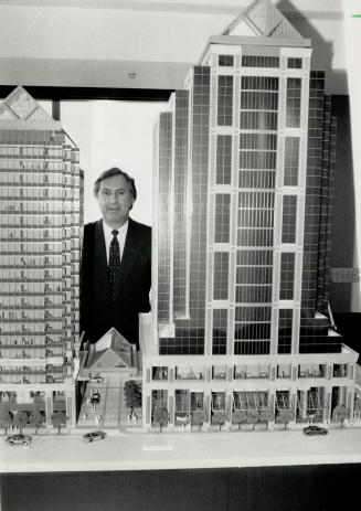 New man in town: ralph Medjuck, a Halifax developer, is the man behind the $200 million Yonge-Richmond Centre, a combination office tower and luxury hotel now under construction