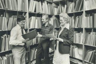 Music Centre's Henry Mutsaers, left, John Roberts and Norma Dickson