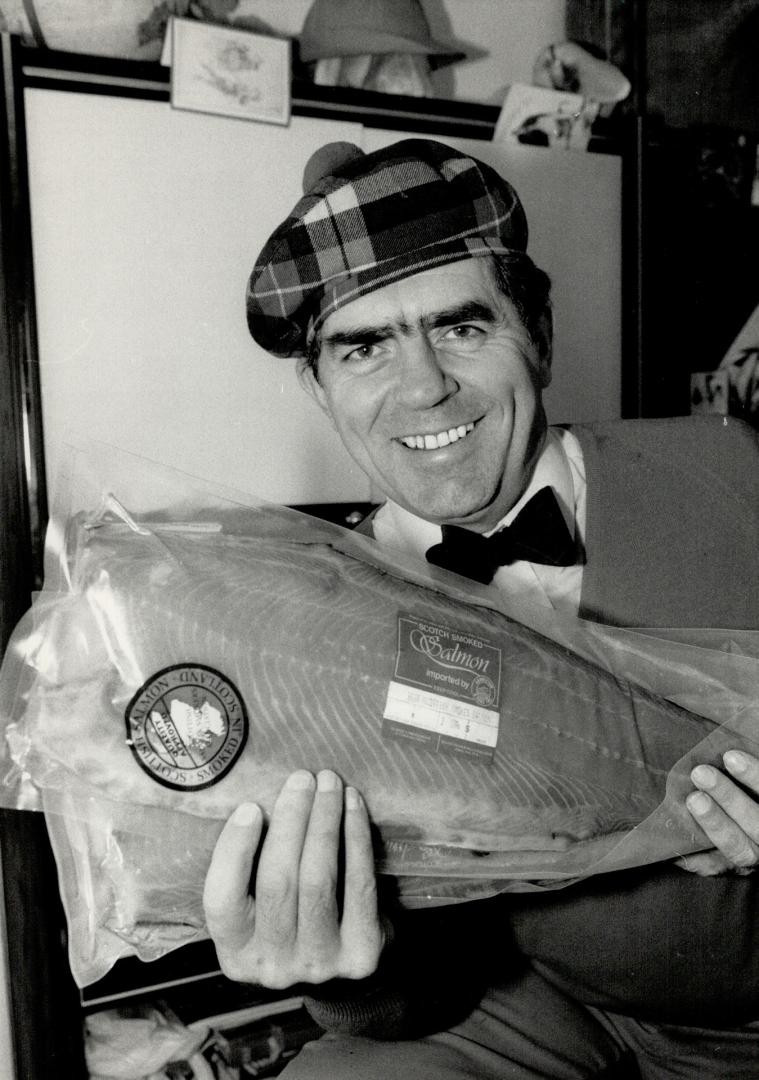 John Saddleton: He sells Scottish salmon.