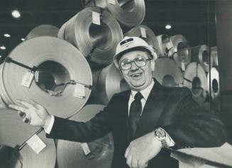 A lower dollar helped Westeel-Rosco land a U.S. contract. Bill Smart is works manager
