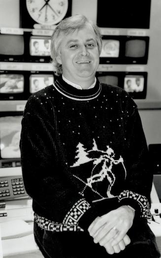 Top sweater: YTV president Kevin Shea is wearing his favorite sweater, a handmade wool gem that he bought at the Banff TV festival three years ago.
