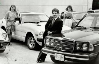Classy wheels: Executive Choice Auto Rental owner Benny Spatafora, flanked by Sue Gatto and Claudia Gatto, will offer you a Mercedes for $114