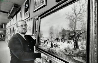 Off the wall: Gunther Stamm, president of Canadian Art Wholesalers Ltd